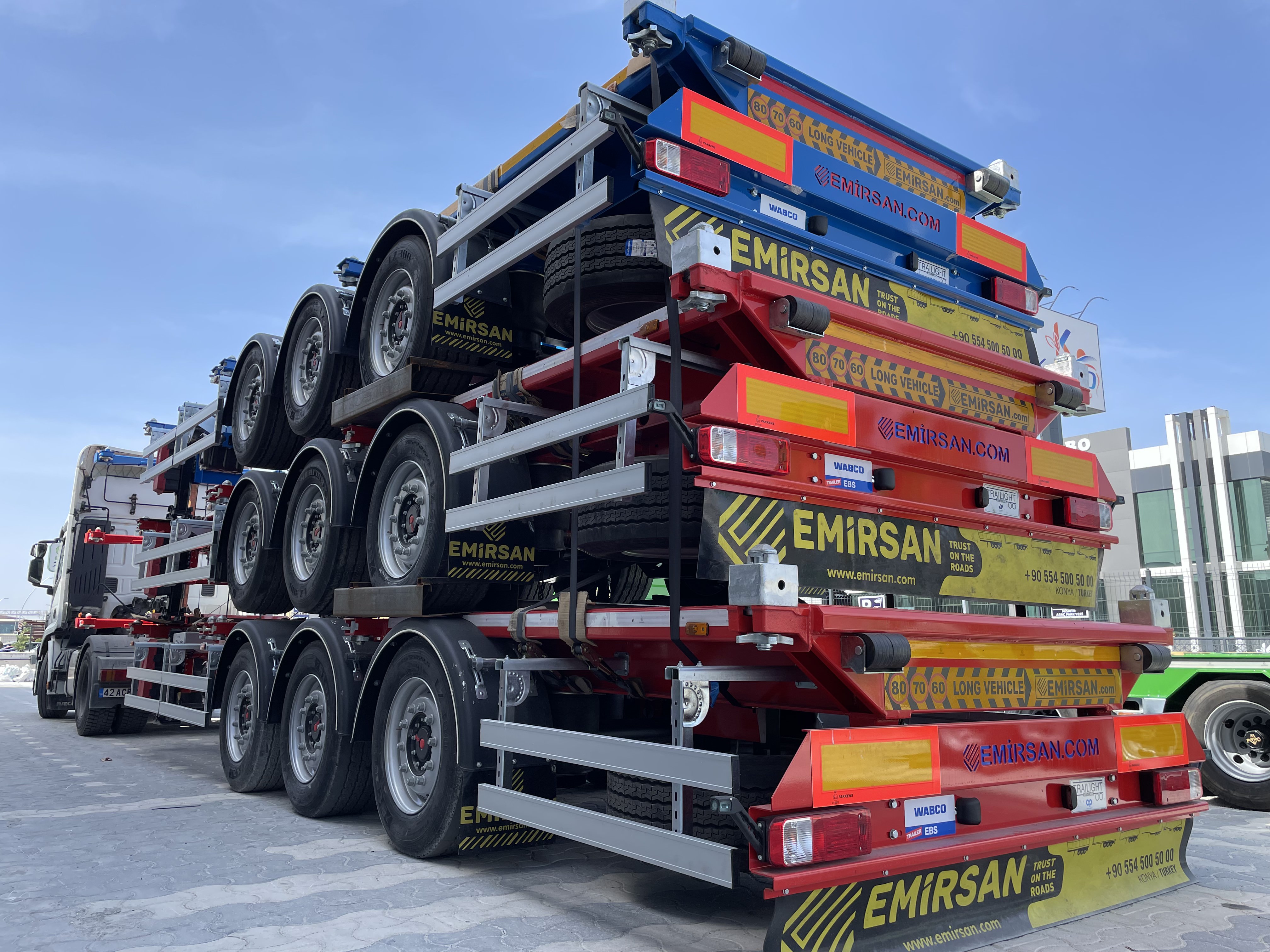 2023 Emirsan 40ft Контейнерное шасси — Новое